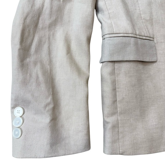 Lauren Ralph Lauren Boys Classic Suit Jacket Blazer Khaki crème tan linen 12R - Picture 7 of 12